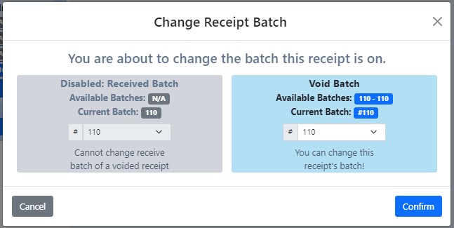 Void Receipt Prompt