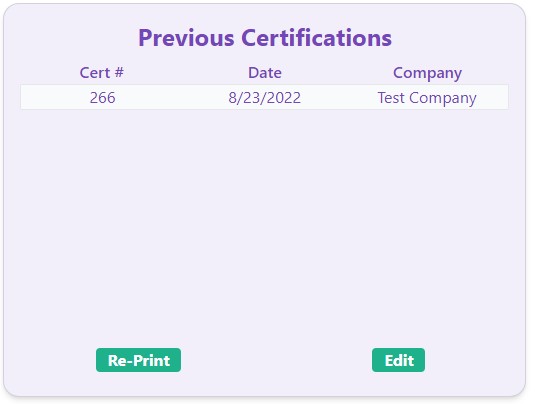 Reprint Prev Cert