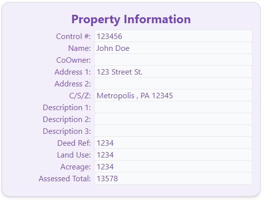 Property Information