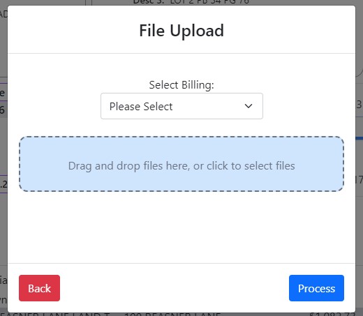 Upload File Popup